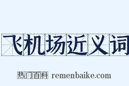 飞机场近义词是什么意思的图片